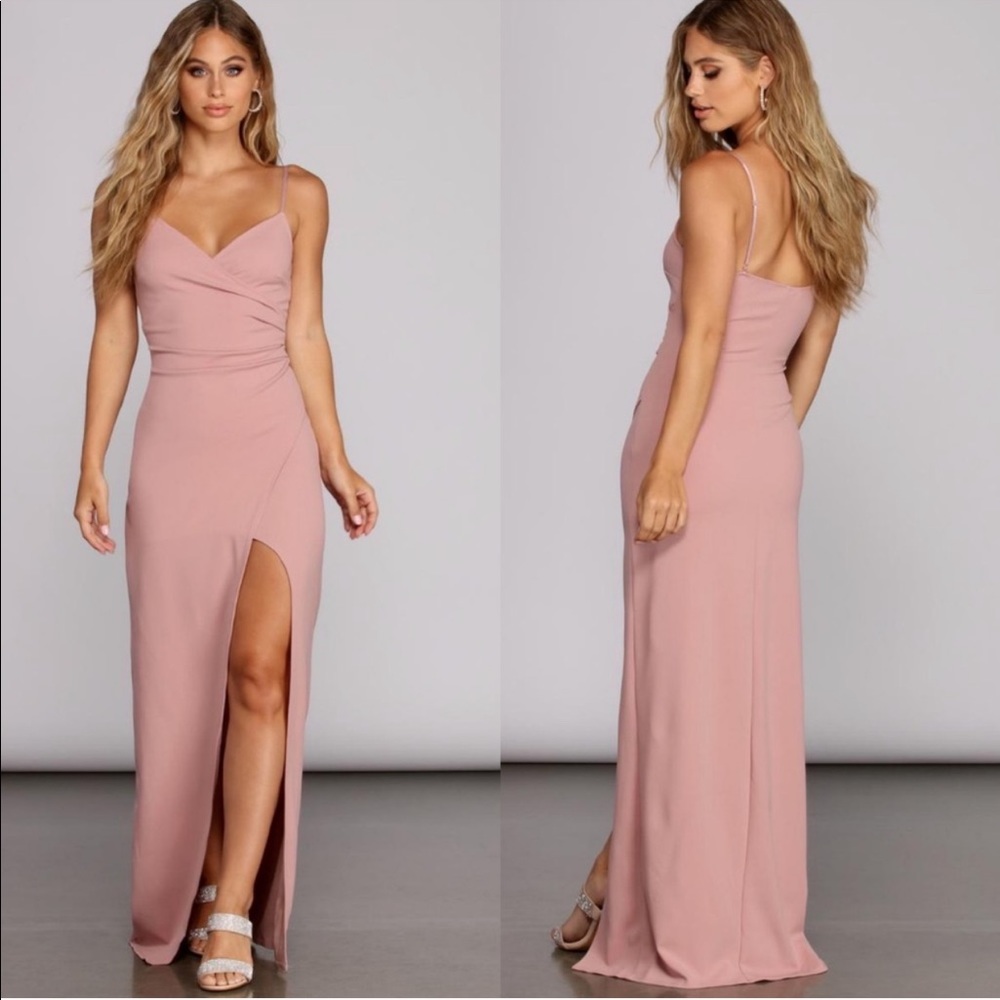 Windsor Sasha Formal High Slit Dress